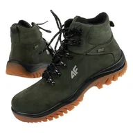 Buty trekkingowe męskie - Buty trekkingowe 4F M OBMH257 43S zielone - miniaturka - grafika 1