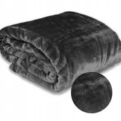 Koce - KOC Gruby Ciepły NARZUTA 160x210 ELWAY ciem. szary - miniaturka - grafika 1