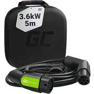 Silniki elektryczne i akcesoria - Green Cell Kabel Green Cell GC EV Type 2 3.6kW 5m do ładowania Outlander PHEV Golf Passat GTE 330e Panamera E-Hybrid Prius Plug-In EV13 - miniaturka - grafika 1