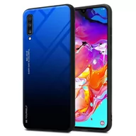 Etui i futerały do telefonów - Pokrowiec Do Samsung Galaxy A70 / A70s Etui w NIEBIESKO - CZARNY TPU Obudowa Case Cover Plecki Ochronny Cadorabo - miniaturka - grafika 1