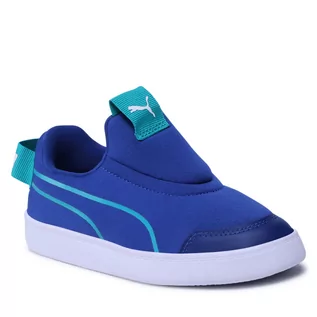 Buty dla chłopców - Sneakersy Puma - Courtflex v2 Slip On Ps 374858 11 Sodalite Blue/Deep Aqua - grafika 1