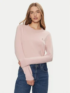 Tommy Hilfiger Sweter WW0WW44984 Różowy Regular Fit - Swetry damskie - miniaturka - grafika 1