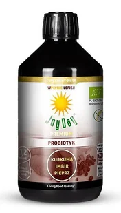 JOY DAY SUPLEMENT DIETY KONCENTRAT NAPOJU PROBIOTYCZNEGO KURKUMA IMBIR PIEPRZ BIO 500 ml - JOY DAY - Zdrowa żywność - miniaturka - grafika 2