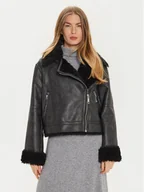 Kurtki damskie - MAX&Co. Kurtka skórzana 2426086074200 Czarny Regular Fit - miniaturka - grafika 1