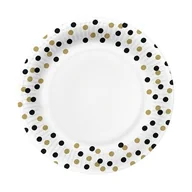 Naczynia i sztućce jednorazowe - Talerze papierowe okrągłe 23 cm Confetti Eco 10 szt. - miniaturka - grafika 1
