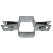 Akcesoria do ogrodzeń - Obejma pośrednia 60 x 40 mm ocynk - miniaturka - grafika 1