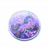 Magnesy - JEDNOROŻEC Z BROKATEM MAGNES DO TABLIC RÓŻNE WZORY - miniaturka - grafika 1