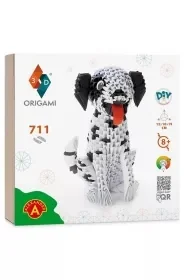 Origami 3D - Dalmatyńczyk/Dalmatian - Zabawki kreatywne - miniaturka - grafika 1