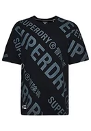 Koszulki i topy damskie - Superdry Koszulka damska z nadrukiem, Czarny, M - miniaturka - grafika 1