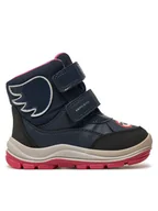 Buty dla dziewczynek - Geox Śniegowce B Flanfil Girl B Abx B463WA 054FU C4268 M Granatowy - miniaturka - grafika 1