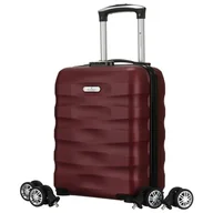 Walizki - Walizka do samolotu 40x30x20 bagaż podręczny kabinowa Wizzair Peterson ABS śliwkowy - miniaturka - grafika 1