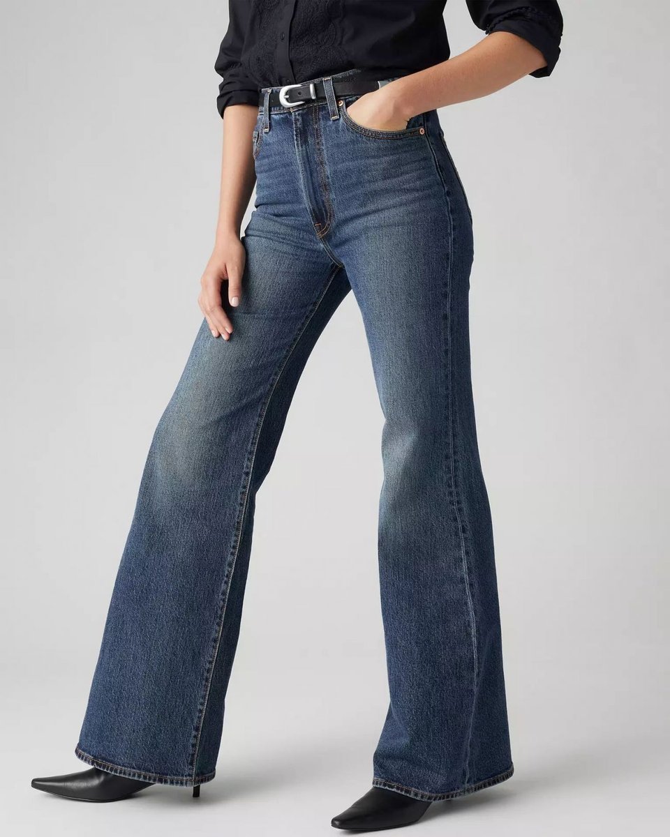 jeansy damskie levis a7503 0019 - ribcage bell romantic story