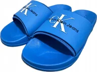 Klapki i japonki męskie - NOWE KLAPKI CALVIN KLEIN KLAPKI CK LATO FERRIS 1R ZM0ZM02679 r. 41 - miniaturka - grafika 1
