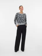 Swetry damskie - Vero Moda Sweter w kolorze szarym - miniaturka - grafika 1