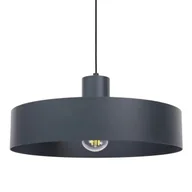 Lampy sufitowe - Wisząca lampa nad stół Rif L 41438 metalowa do salonu grafitowa - miniaturka - grafika 1