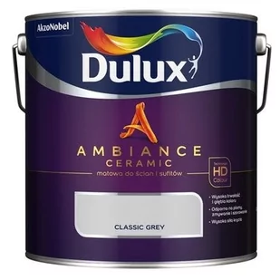 Farba Dulux Ambiance Ceramic classic grey 2,5l - Farby wewnętrzne Farba Dulux Ambiance Ceramic classic grey 2,5l - Farby wewnętrzne - miniaturka - grafika 1