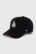 Czapki dla dzieci - 47brand czapka z daszkiem z domieszką wełny MLB Los Angeles Dodgers kolor czarny z aplikacją BMVP12WBV - miniaturka - grafika 1