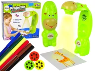 Tablice dla dzieci - ZIELONY PROJEKTOR DO RYSOWANIA RZUTNIK KRÓWKA PISAKI - miniaturka - grafika 1