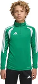 Bluzy damskie - Bluza dla dzieci adidas Tiro 26 League Training Top zielono-biała JY7160 164cm - miniaturka - grafika 1