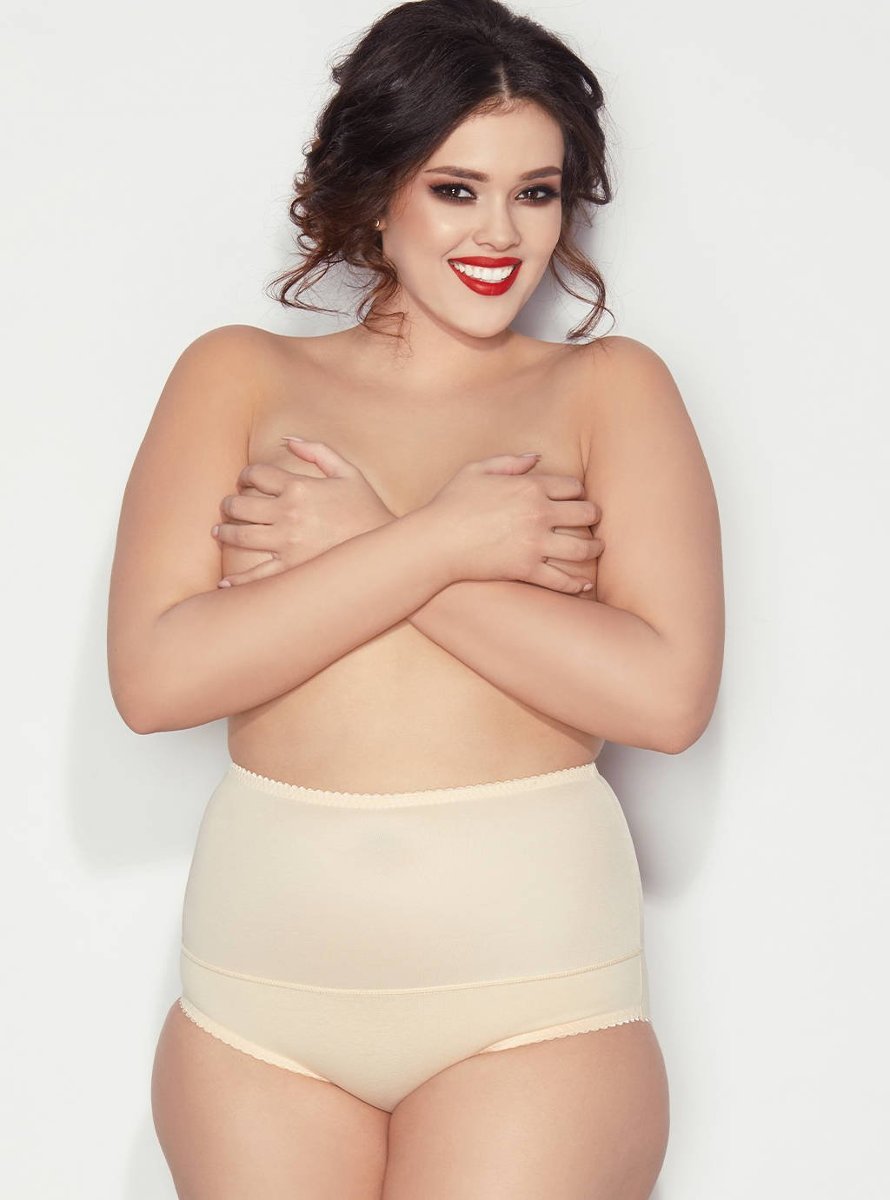 Mitex Figi Wyszczuplające - Iga Beżowe - Beżowy - 5xl