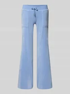 Spodnie damskie - Spodnie dresowe o kroju niski stan z wpuszczanymi kieszeniami model 'LAYLA' - miniaturka - grafika 1