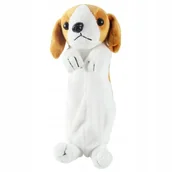 Piórniki - PIÓRNIK SZKOLNY PIESEK PIES MASKOTKA PLUSZOWY - miniaturka - grafika 1