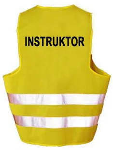 INSTRUKTOR - Kamizelka z nadrukiem ostrzegawcza odblaskowa robocza LIBRES POLSKA SP - Akcesoria BHP - miniaturka - grafika 1
