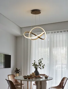 Eurotondisplay LED lampa wisząca lampa wisząca 9642 szara Ø 50 cm 96W wysokość max 120cm z pilotem barwa światła regulowana ściemnialna klosz akrylowy szary - Oprawy, klosze i abażury - miniaturka - grafika 1