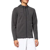 Kurtki damskie - JAKO JAKO Premium Basics damska kurtka z kapturem szary jasnoszary melanż 40 6829 - miniaturka - grafika 1