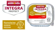 Mokra karma dla kotów - Animonda Integra Protect Harnsteine dla kota smak cielęcina tacka 16x100g - miniaturka - grafika 1