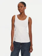 Koszulki i topy damskie - G-Star Raw Top Base D07210-3310 Biały Slim Fit - miniaturka - grafika 1