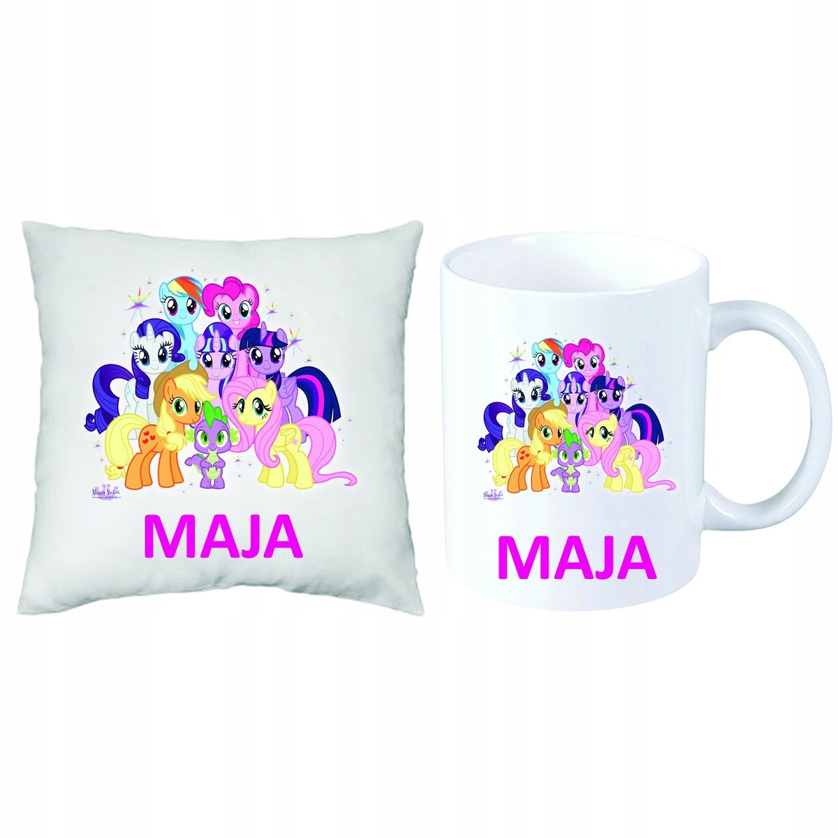 ZESTAW PREZENT PODUSZKA + KUBEK MY LITTLE PONY
