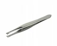 Sztuczne rzęsy i akcesoria - Pęseta Penseta Pinceta Do Rzęs Stalowa Skośna - miniaturka - grafika 1
