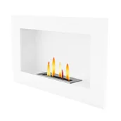 Biokominki - Biokominek wiszący 70x40 Biały UNIFLAM - miniaturka - grafika 1