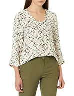 Bluzki damskie - s.Oliver BLACK LABEL Bluzka damska, biała, 46 - miniaturka - grafika 1