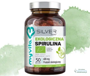 SPIRULINA BIO Silver MyVita 50 vege kapsułek - Suplementy naturalne - miniaturka - grafika 1
