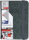 Kalendarze - Kalendarz 2026 A7 tyg Rock szary - miniaturka - grafika 1