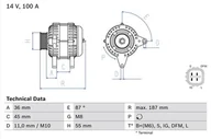 Alternatory - Alternator Bosch 0 986 046 120 - miniaturka - grafika 1