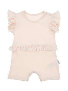 Dziewczęcy rampers jasny róż Nicol r.56 - Kombinezony dla dzieci - miniaturka - grafika 1