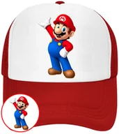 Czapki i chusty sportowe męskie - CZAPKA Z DASZKIEM SUPER MARIO BROS DLA DZIECI LATO CZERWONA BEJSBOLÓWKA - miniaturka - grafika 1