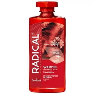 Radical RADICAL Szampon ochraniający kolor do włosów farbowanych i z pasemkami 400ml RAL0040 - Szampony do włosów - miniaturka - grafika 1
