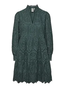 YAS Damska sukienka Yasholi Ls Dress S. Noos, Garden Topiary, L - Koszulki i topy damskie - miniaturka - grafika 1