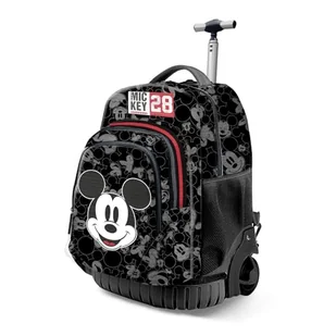 Disney Mickey Mouse Year Fan GTS plecak na kółkach, czarny, 32 x 47 cm, pojemność 30 l, Czarna Myszka Miki, Jeden rozmiar, Plecak na kółkach FAN GTS - Plecaki - miniaturka - grafika 1