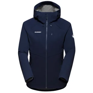 Kurtka damska Mammut Ultimate Comfort SO Hooded Jacket Women Rozmiar: L / Kolor: niebieski - Kurtki i kamizelki sportowe damskie - miniaturka - grafika 1