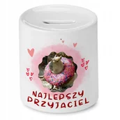 Skarbonki - Skarbonka Dla Taty Idealny na Urodziny Prezent z Nadrukiem ze Zdjęciem + Opakowanie na prezent (wzór 03) - miniaturka - grafika 1