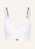 Biustonosze - Under Armour Biustonosz Sportowy Ua Infinity weiss - miniaturka - grafika 1