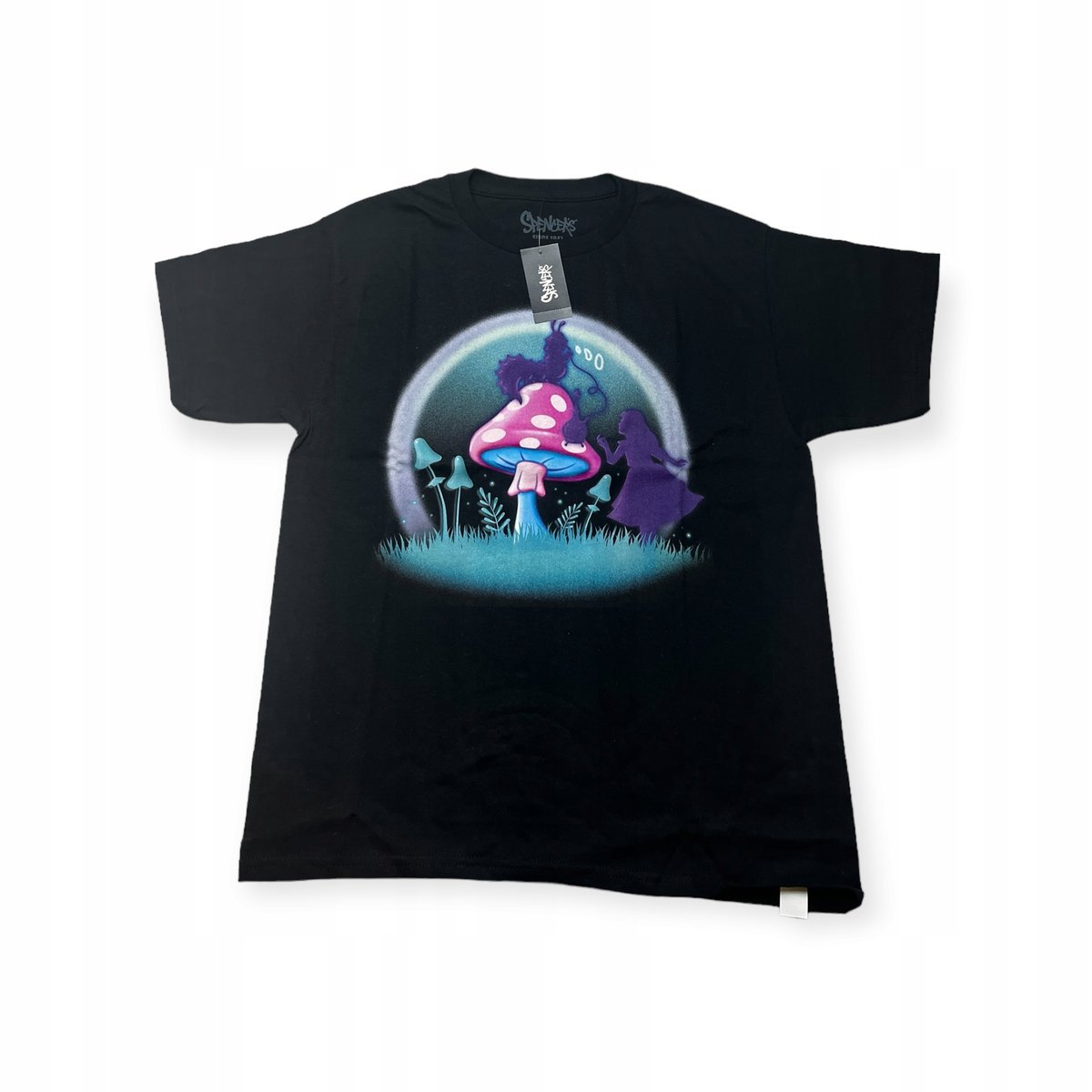 Koszulka T-shirt męski okrągły dekolt SPENCER'S NADRUK L