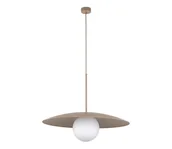 Lampy sufitowe - Żyrandol na lince SLATE 1xE27/15W/230V śr. 65 cm beżowy - miniaturka - grafika 1