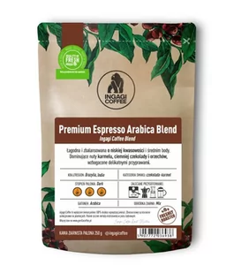 Kawa ziarnista Ingagi Coffee Premium Espresso Arabica Blend 250g - Kawa - miniaturka - grafika 1