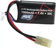 Amunicja i osprzęt ASG - ASG Akumulator ASG Li-Po 7,4V 1000 mAh 30C (17462) 17462 - miniaturka - grafika 1